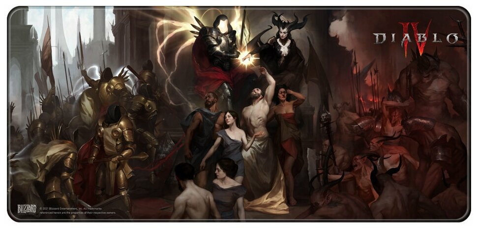 Коврик для мыши Blizzard Diablo IV Inarius and Lilith XL