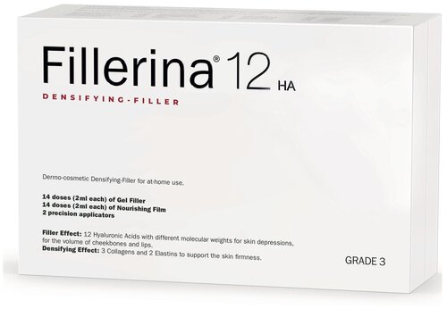 Fillerina Филлер 12 HA Косметический Уровень 3, 2*30 мл