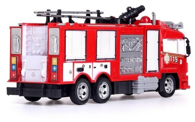 Машина радиоуправляемая КНР Пожарная охрана, стреляет водой, световые эффекты, аккумулятор ZY644054