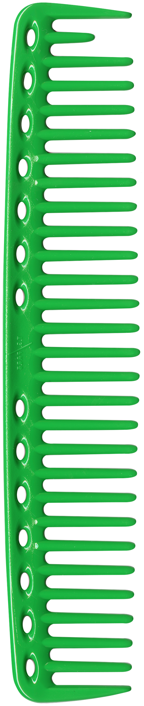 Расческа для стрижки редкозубая Y.S.Park YS-452 green