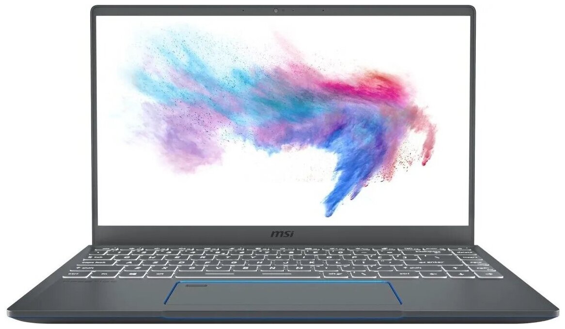 Ноутбук MSI Prestige 14 A11SC-078RU Intel Core i7 1195G7 2900 MHz141920x108016GB1024GB SSDDVD нетNVIDIA GeForce GTX 1650 4GBWi-FiBluetoothWindows 10 Home 9S7-14C512-078 Grey