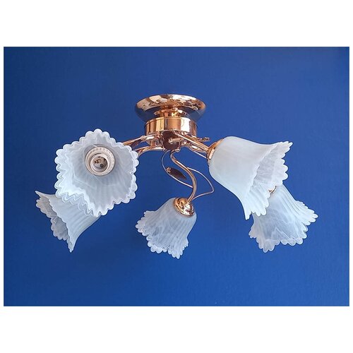 Люстра потолочная LS 839/5 цвет золото