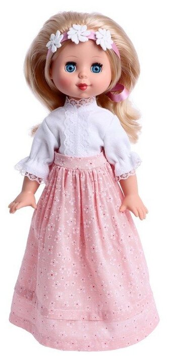 Кукла Актамир Лариса, 35 см, 7481417 розовый/белый