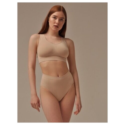 фото Трусы my, размер 44/46/s/m, бежевый