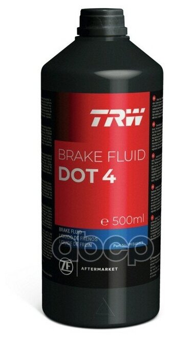 Жидкость Тормозная Trw Brake Fluid Dot4 500 Мл Pfb450se TRW арт. PFB450SE