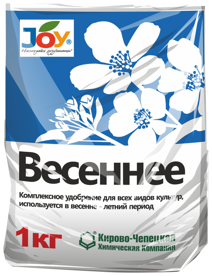 Комплексное гранулированное удобрение JOY весеннее 1 кг 4607043131560 - фотография № 1