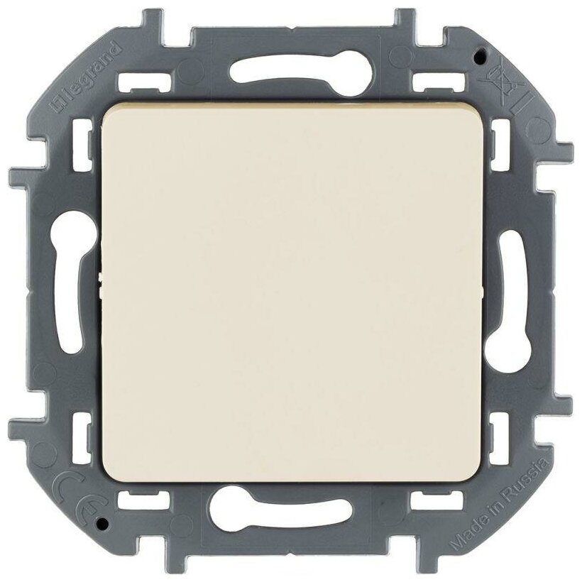 фото Переключатель Legrand INSPIRIA, промежуточный, винт. клеммы, 10 AX, 250 В, Слоновая кость 9487507