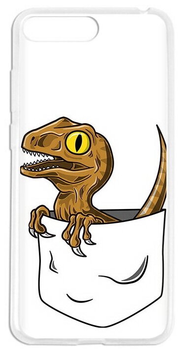 Чехол задняя-панель-накладка-бампер MyPads динозавр в кармане для Huawei Honor 6 Plus (PE-UL00/TL20/TL10/CL00)75.7 противоударный