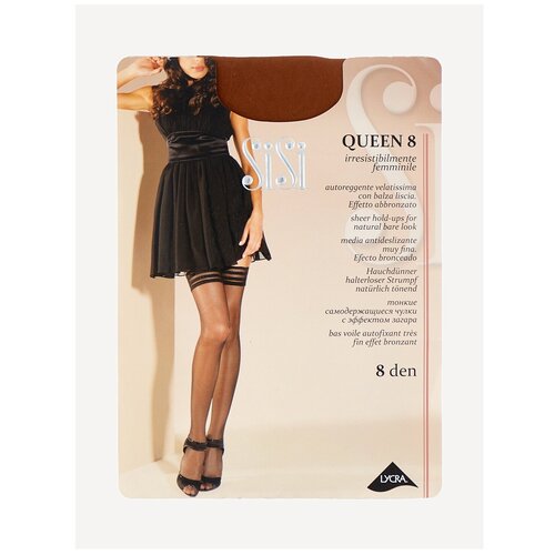 фото Чулки sisi queen, 8 den, размер 3, tropico