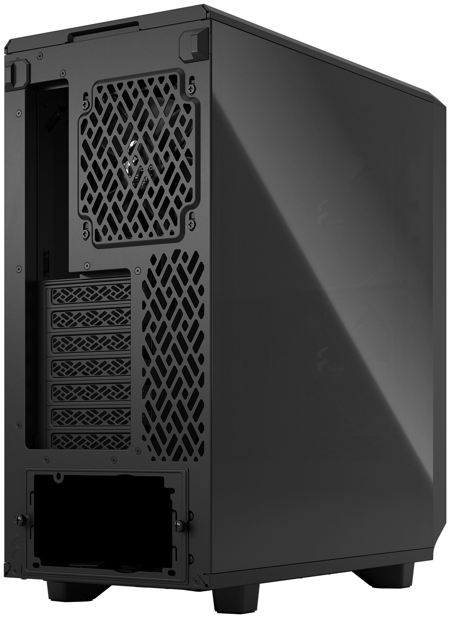 Корпус ATX Fractal Design FD-C-MES2C-02 черный, без БП, стенка из закаленного стекла, USB Type-C, 2*USB 3.0, audio - фото №16