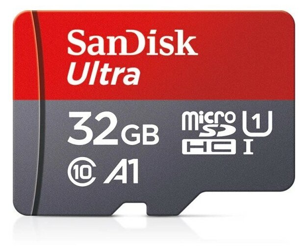 Карта памяти SanDisk Ultra 32GB micro SDHC UHS-I U1 HC-I класс 10 A1