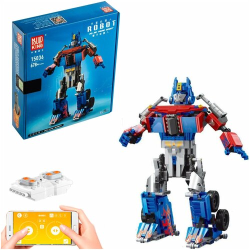 Конструктор Mould King 15036 Optimus Prime Robot RC APP, из серии Роботы, Техник