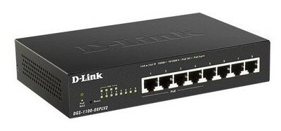 Коммутатор D-link EasySmart DGS-1100-08PLV2A1A