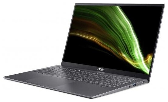 Ноутбук Acer Swift 3 SF316-51-71DT Intel Core i7 11370H 33 GHz16Gb161 Full HD512 Gb SSDDVD нетIntel Iris Xe GraphicsNo OS серый NXABDER009