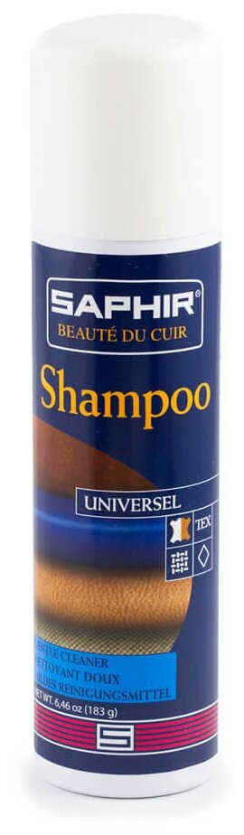 Шампунь-очиститель для обуви Saphir Shampoo в баллоне 150мл