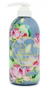 Лосьон для тела парфюмированный с экстрактом лотоса Jigott Lotus Perfume Body Lotion, 500 мл