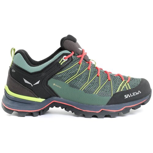 фото Ботинки salewa mtn trainer lite gore-tex women's feld green/fluo coral (uk:5)