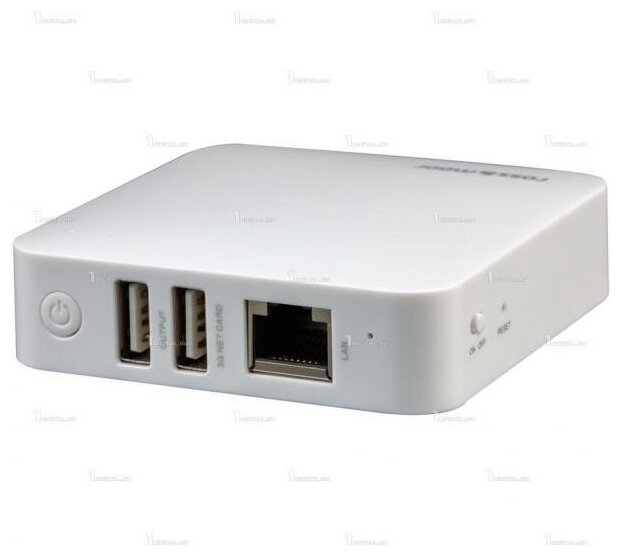 Универсальный внешний аккумулятор Ross&Moor PB-X5 5200 мАч белый +Wi-Fi роутер с возможностью подключения 3G модема
