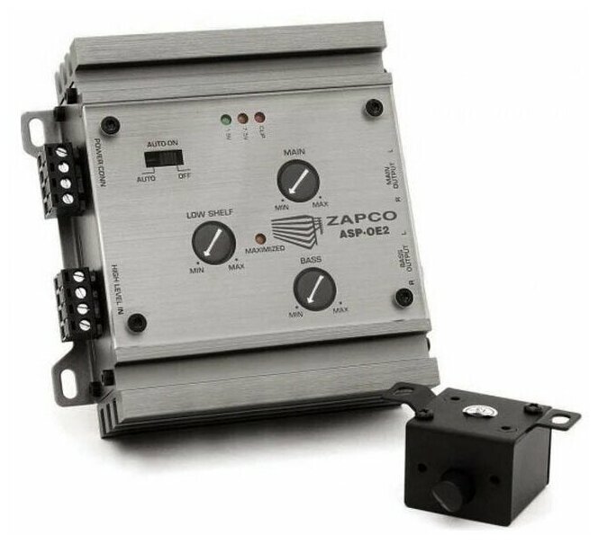 Автомобильный линейный звуковой преобразователь ZAPCO ASP-OE2 и драйвер сигнальной линии