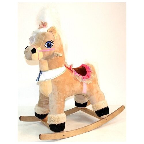 Качалка Лошадка Принцесса мягкая отделка Yaguar Toys