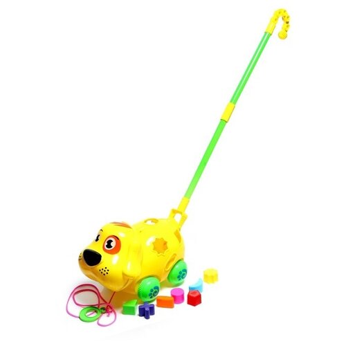 Каталка-игрушка Сима-ленд Пёсик 7261498, разноцветный каталка игрушка сима ленд тигрёнок 7261499 мультиколор