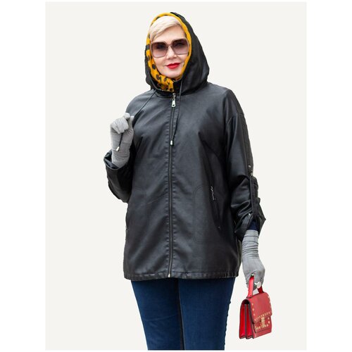 Куртка жен. D1987, Monterey черный_матD, размер 64