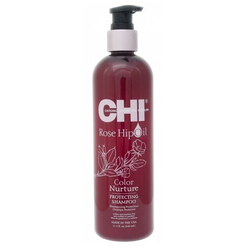 CHI Rose Hip Oil Protecting Conditioner 340ml Кондиционер для волос с маслом шиповника chi кондиционер с маслом шиповника для окрашенных волос protecting conditioner 340 мл chi rose hip oil