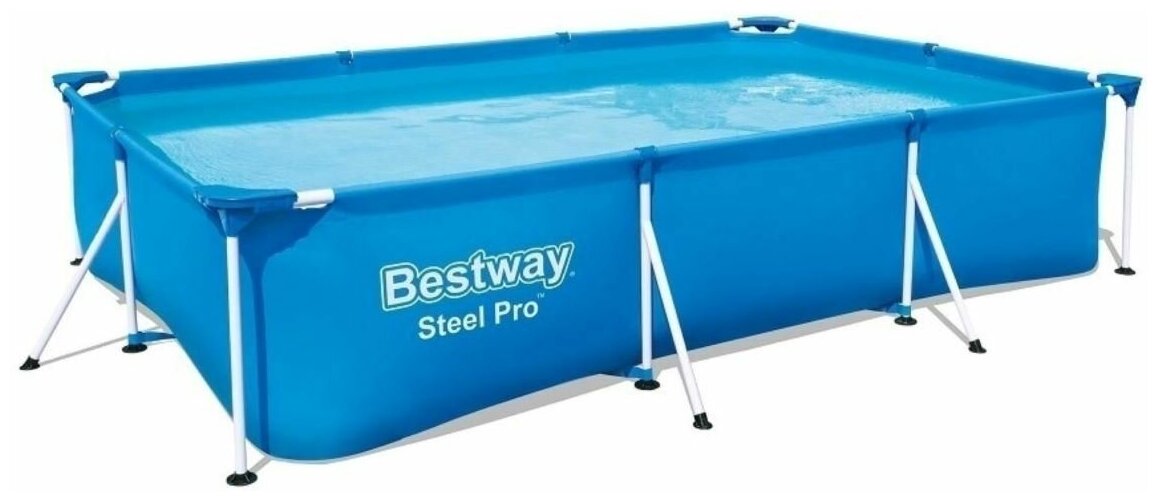 56404 Bestway Бассейн каркасный Steel Pro, 300 х 201 х 66 см, объем 3300л