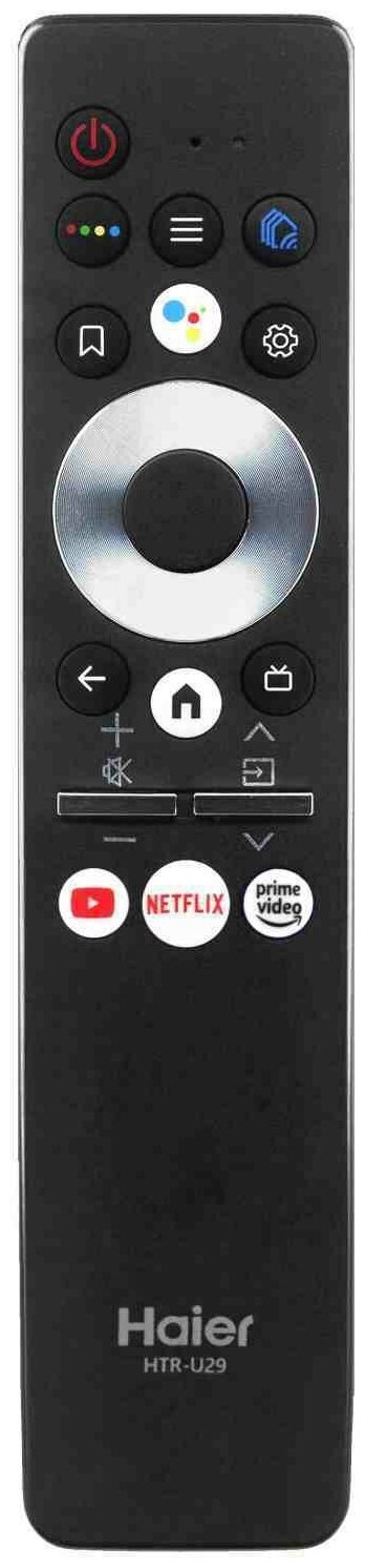фото Пульт Haier HTR-U29 (заменяет Haier HTR-U29R) для Smart ТВ с голосовым управлением Google Assistant