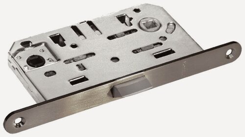 Изображение товара Защелка дверная, замок врезной межкомнатный Morelli, фиксатор для двери 1895P BN, черный никель