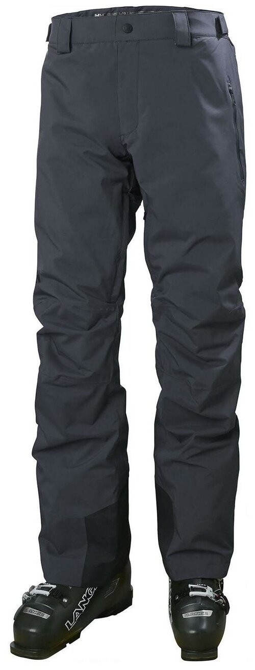 брюки Helly Hansen, карманы, мембрана, регулировка объема талии, утепленные, водонепроницаемые, размер XXL, серый