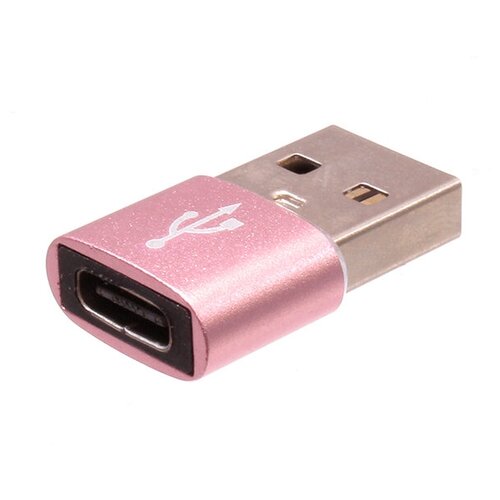 Переходник PALMEXX USB2.0 (m) - USB Type-C (f), розовый переходник palmexx usb2 0 m usb type c f фиолетовый