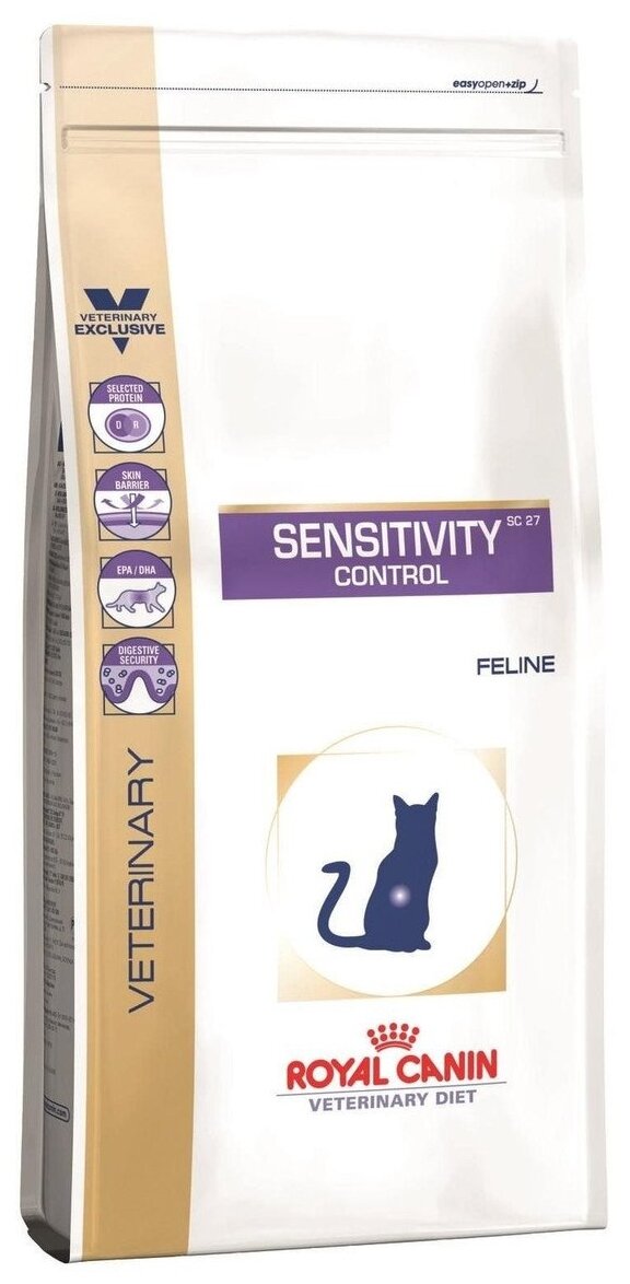 Сухой корм для кошек Royal Canin Sensitivity Control, при пищевой аллергии, с уткой 400 г - фотография № 2