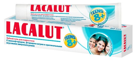 Зубной гель Lacalut Teens от 8 Лет 50 мл