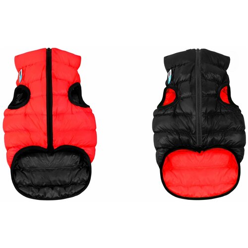 фото Airyvest курточка двухсторонняя эйривест, размер s 30, красно- черная. спина: 57-59см, объем груди: 27-30см