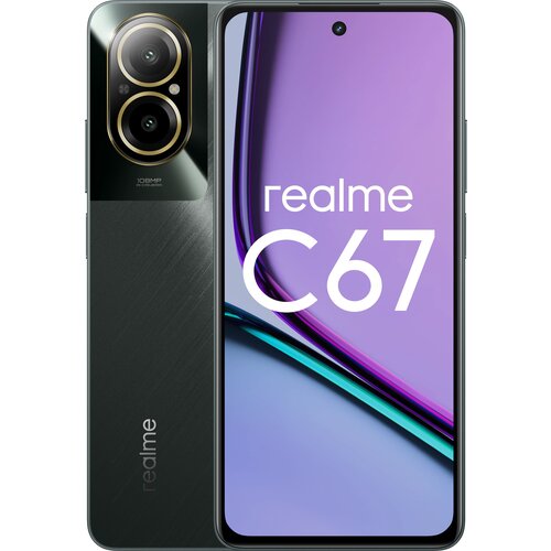 Смартфон realme C67 4G 6/128 ГБ RU, 2 nano SIM, зеленый оазис