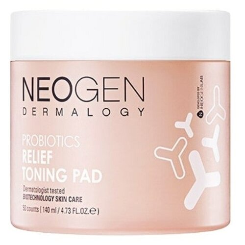Восстанавливающие пэды с пробиотиками Neogen Probiotics Relief Toning Pad 140ml 50шт 2700₽