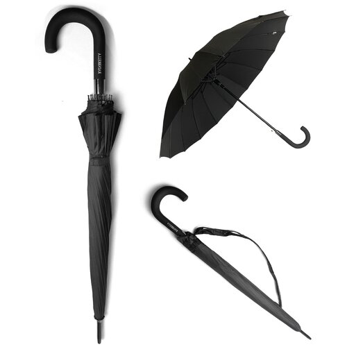 Зонт-трость Rainbrella, черный