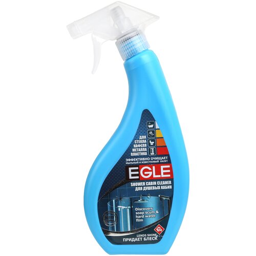 Чистящее средство для душевых кабин, стекла, пластика, экранов EGLE