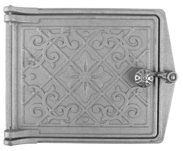 Дверка для печи топочная чугунная ДТ-3, Варвара (290х230/250х210) - фотография № 1