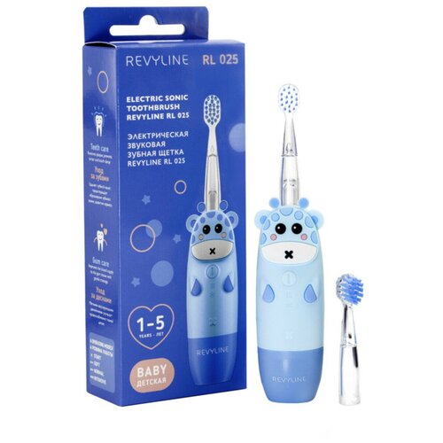 Revyline Детская электрическая звуковая зубная щетка RL025 цвет голубой 199000₽