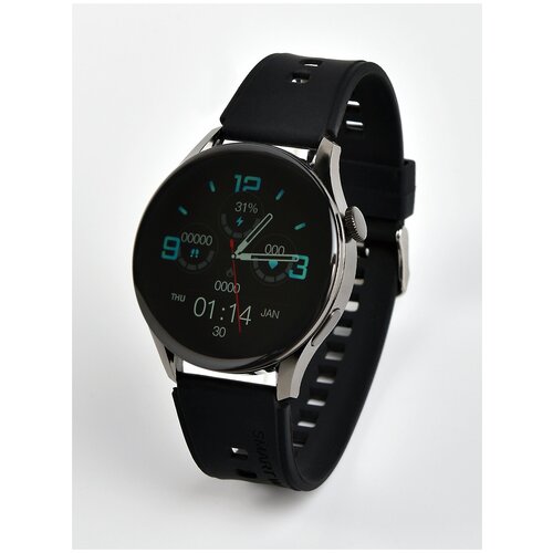 Умные часы W&O X1 Pro 46mm / Часы мужские и женские / Смарт часы / фитнес браслет / спортивные часы / серебристый