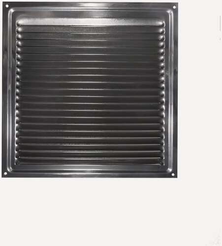 Изображение товара Решетка вентиляционная металлическая 200х200 хром