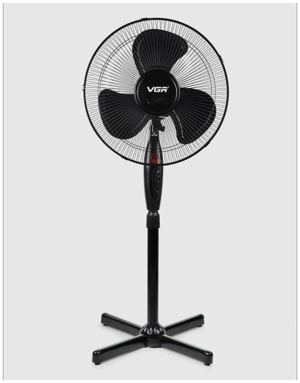 Вентилятор VGR напольный для дома , вентилятор бытовой осевой , охлаждающий вентилятор с поворотным механизмом