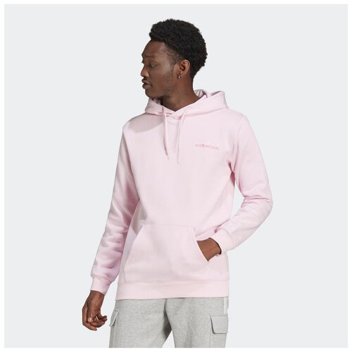 Толстовка Adidas для мужчин, размер L розовый