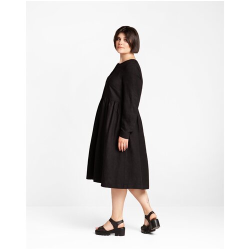 фото Платье ummami кантри лен (черный, m/l/170)