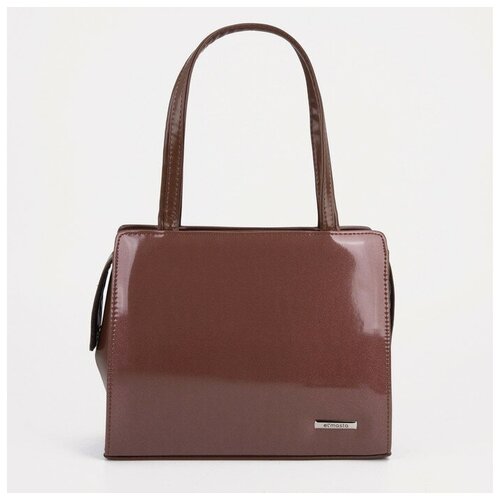 фото Тоут, отдел на молнии, наружный карман, регулируемый ремень, цвет кофе эль маста