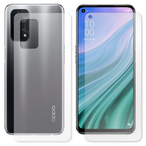 гидрогелевая пленка luxcase для oppo a32 0 14mm front and back transparent 86979 Гидрогелевая пленка LuxCase для Oppo A54 5G 0.14mm Front and Back Transparent 90347