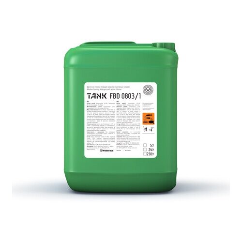 Пенное моющее средство с активным хлором Vortex TANK FBD 0803/1 (5л)