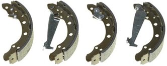 Барабанные тормозные колодки задние brembo S85511 для Volkswagen, SEAT, Skoda, Audi (4 шт.)